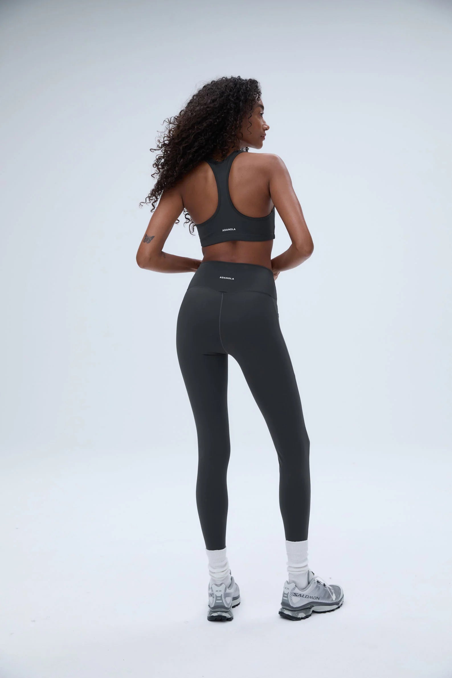 Ultimate Scoop Neck Racer Back Bra - Graphite Grey