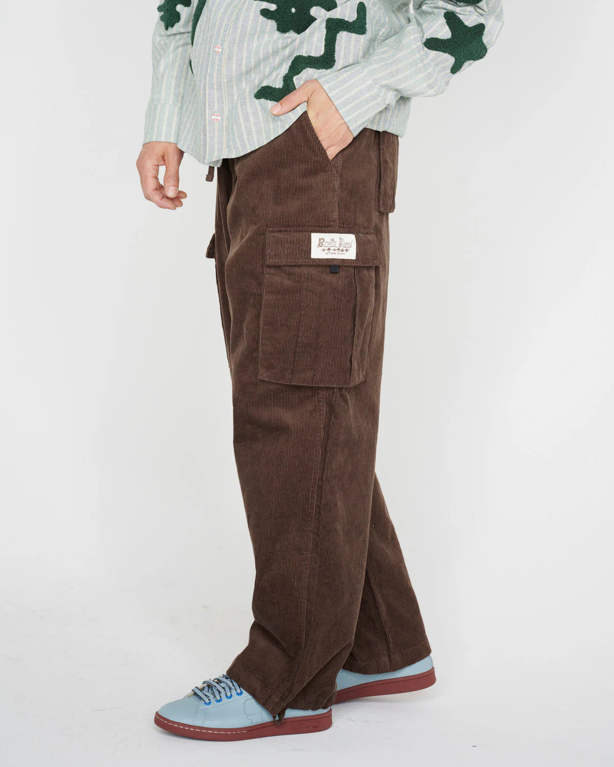 Micro Cord Flight Pant - Brown