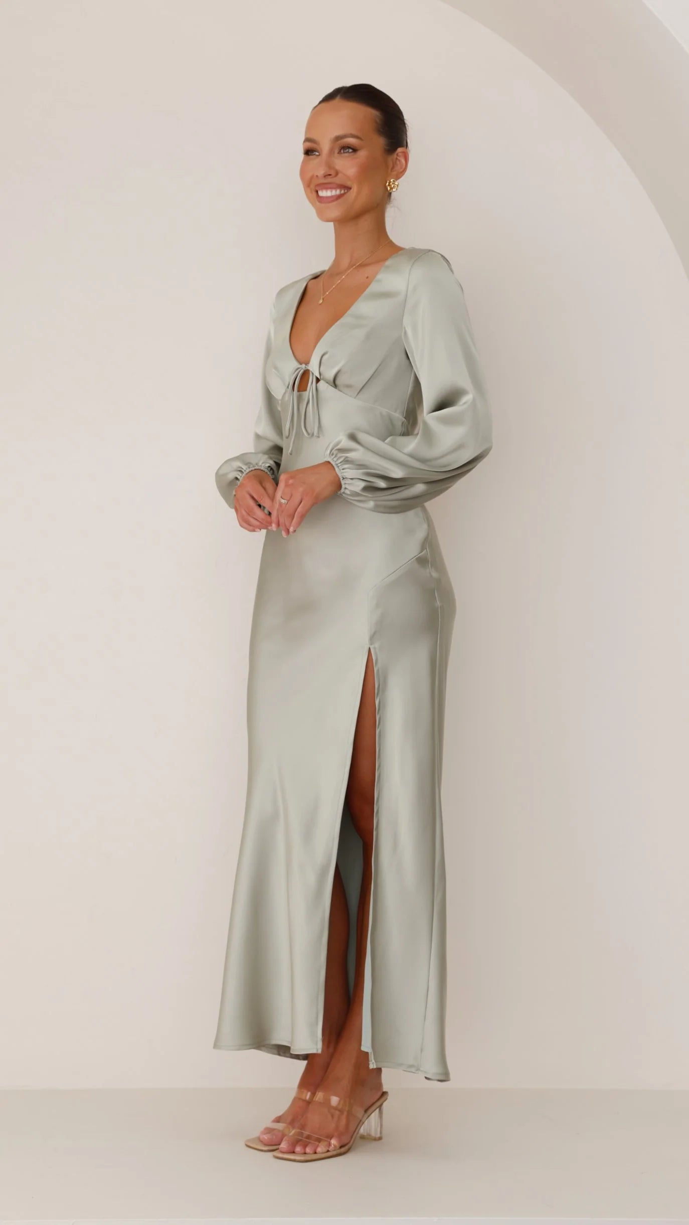 Brigitte Maxi Dress - Olive