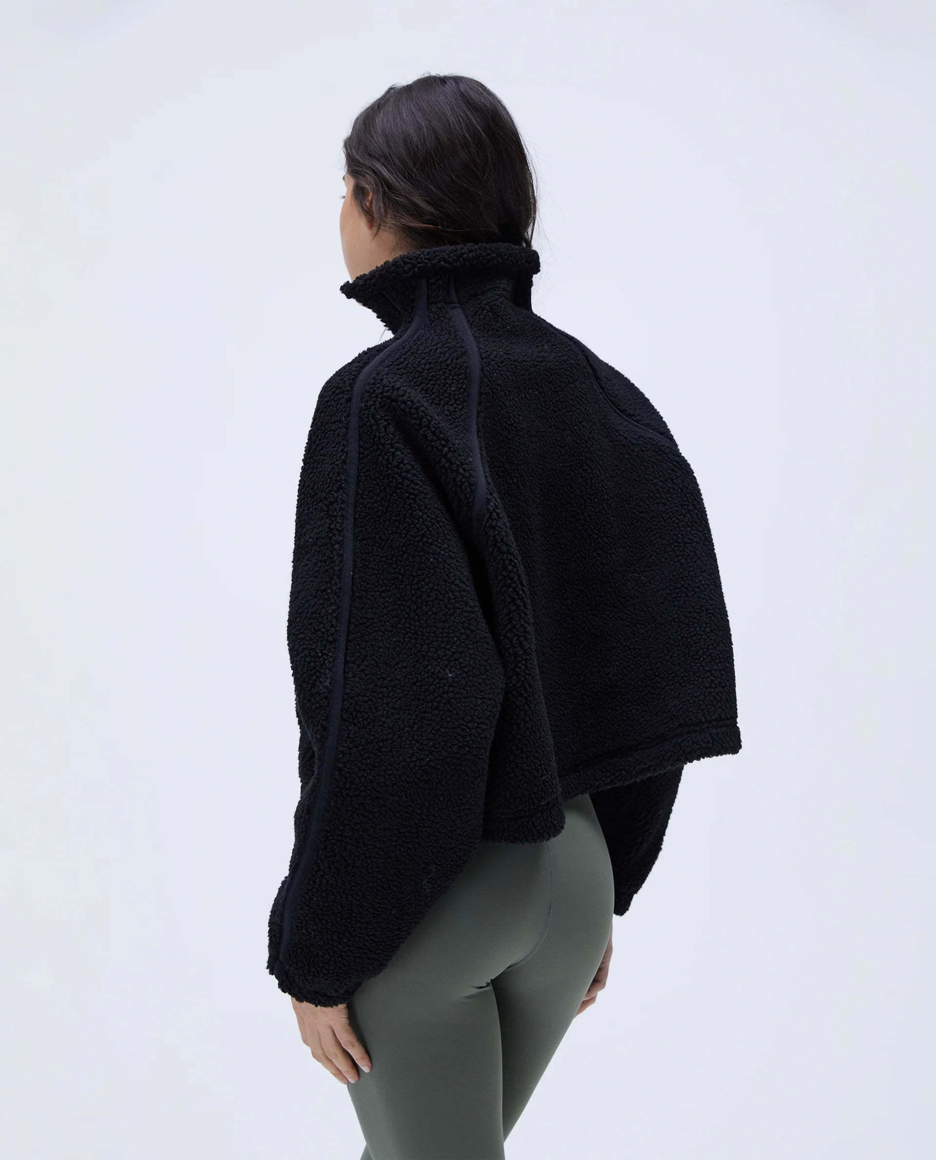 Quarter Zip Fleece - Black