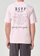 AGOLDE / RSVP Gallery S/S Tee in Pink / Black