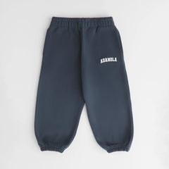 Mini Varsity Sweatpants - Midnight Blue/Marshmallow White
