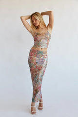 Lana Sequin Maxi Skirt Set