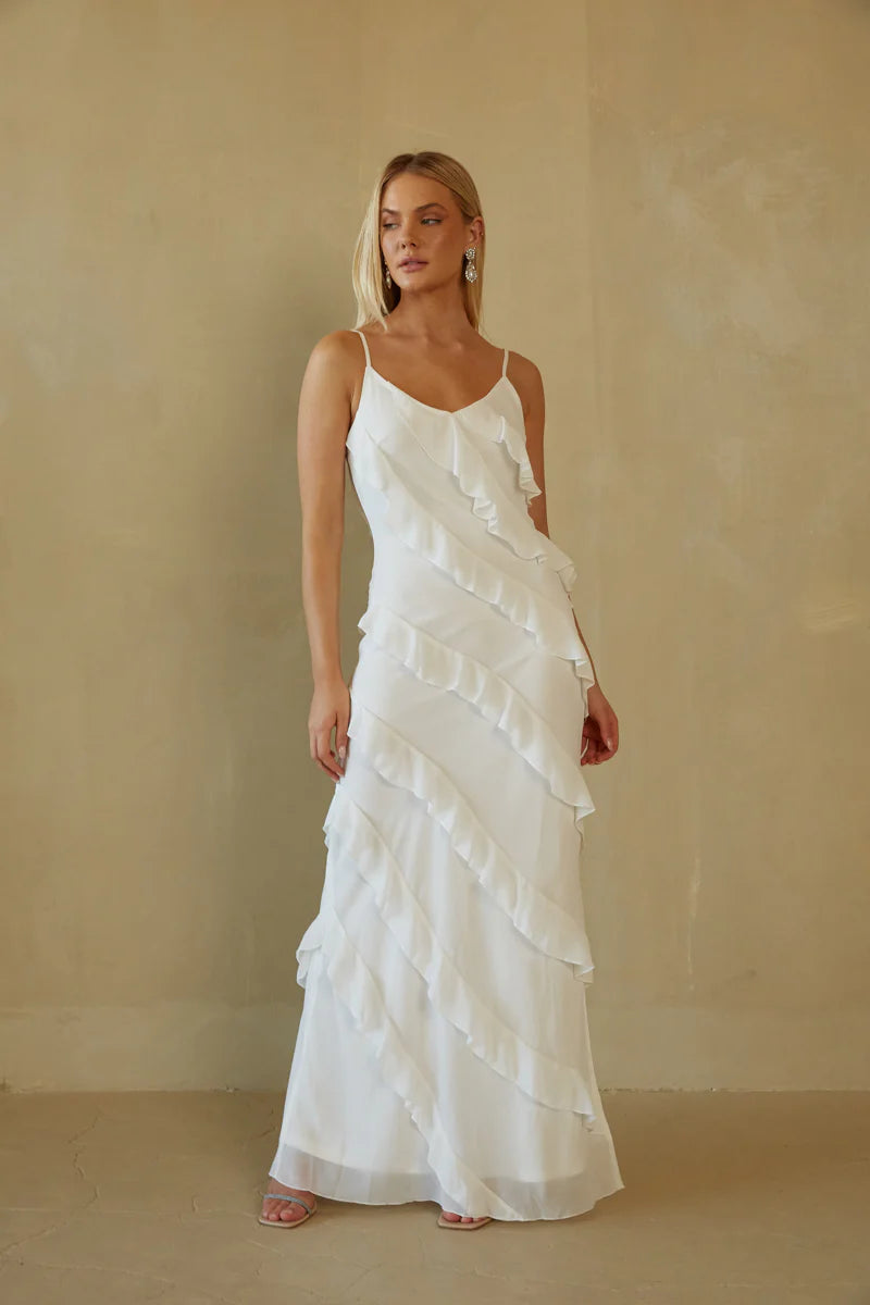 Elizabeth Tiered Ruffle Maxi Dress