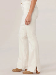 "Ab"solution® High Rise Itty Bitty More Boot with Double Fray Hem