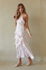 Poppy Floral Ruffle Maxi Dress