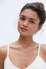 Ultimate Piping Longline Tank - Marshmallow White