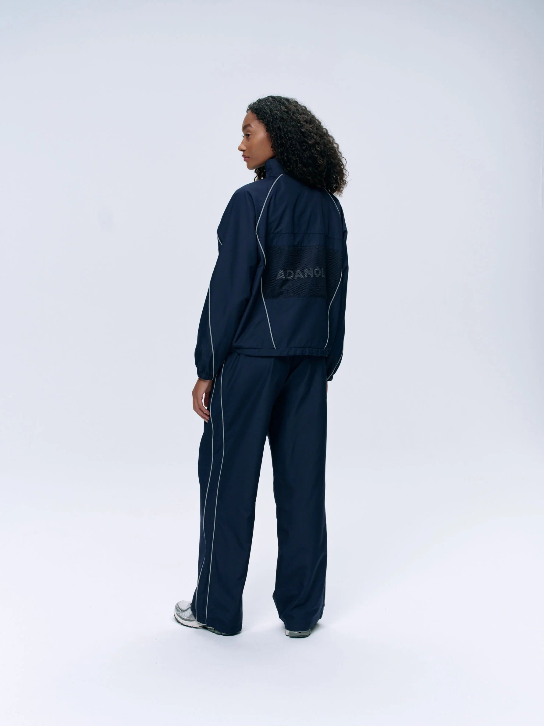 Piping Track Jacket - Navy Blue