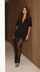 Baxter Pant - Black Lace
