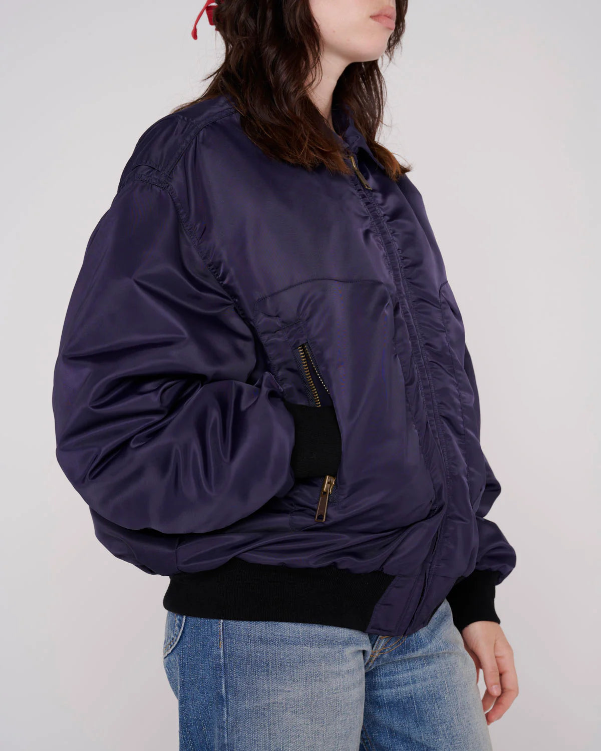 3D Flight Jacket - Navy