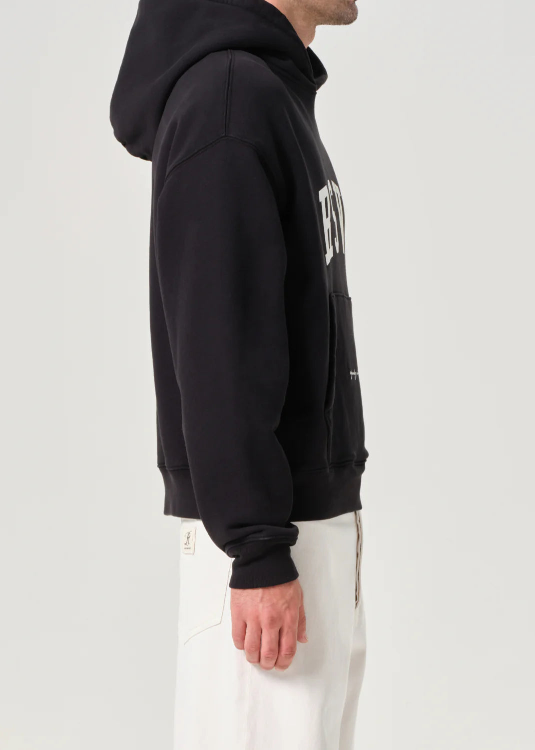 AGOLDE / RSVP Arch Logo Hoodie in Marker / Chalk