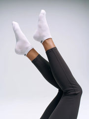 2 Pack Grip Socks - White, Graphite Grey