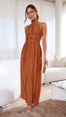 Frances Maxi Dress - Rust