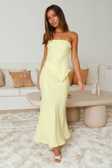 Found You Asymmetrical Top Yellow