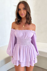 Ahoy Playsuit - Lilac