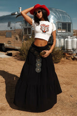 Breeze Maxi Skirt - Black