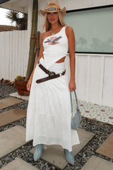 Breeze Maxi Skirt - White