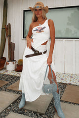 Breeze Maxi Skirt - White