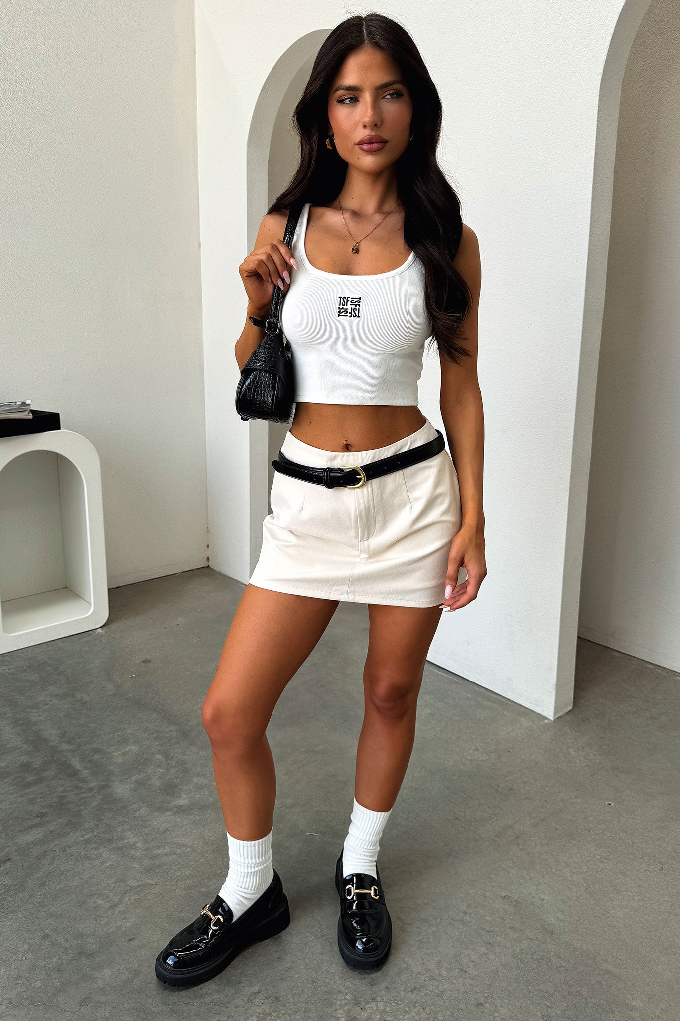 Callum Tank - White