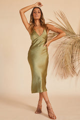 Amaryllis Midi Dress Green