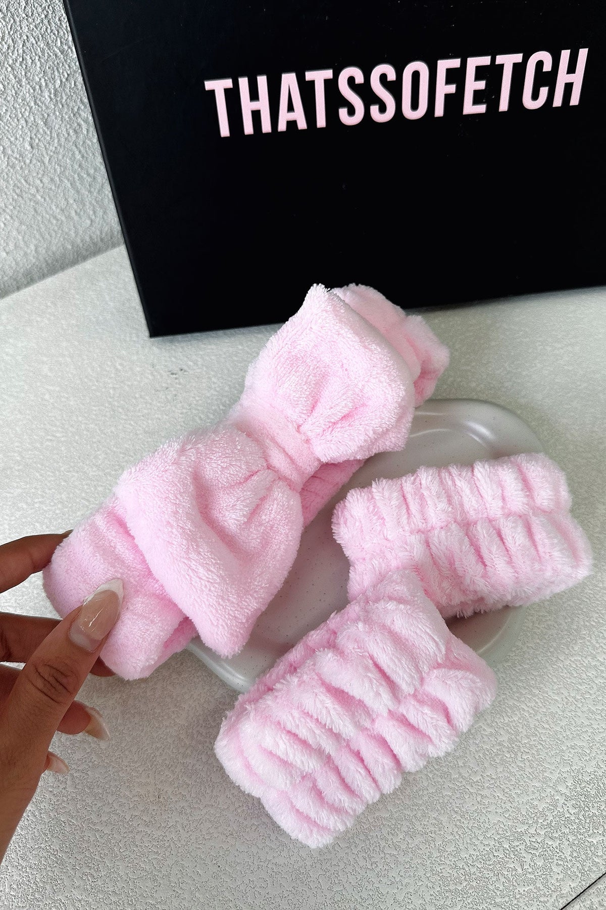 TSF Headband and Wristband Set - Pink