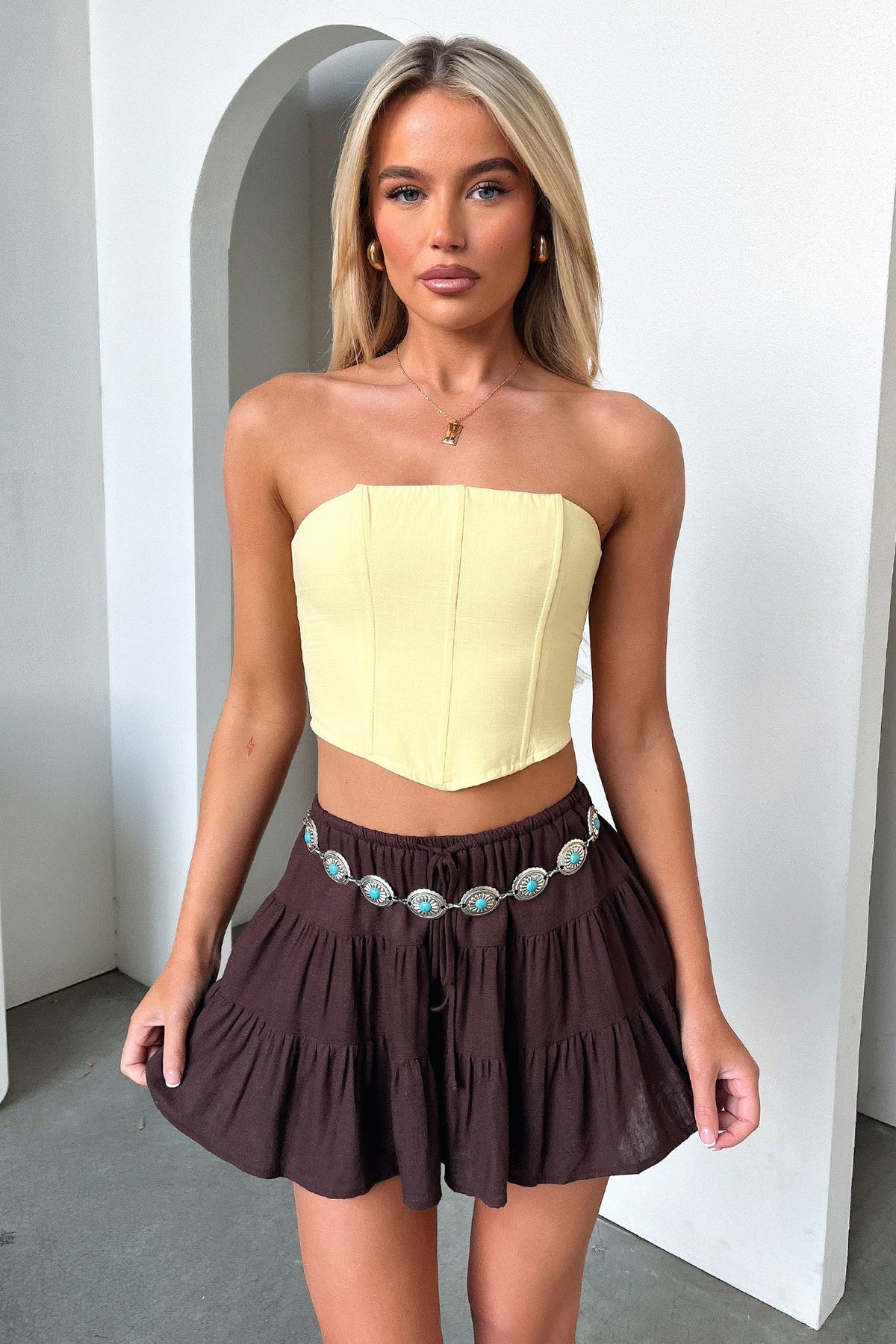 Tullie Skirt - Brown