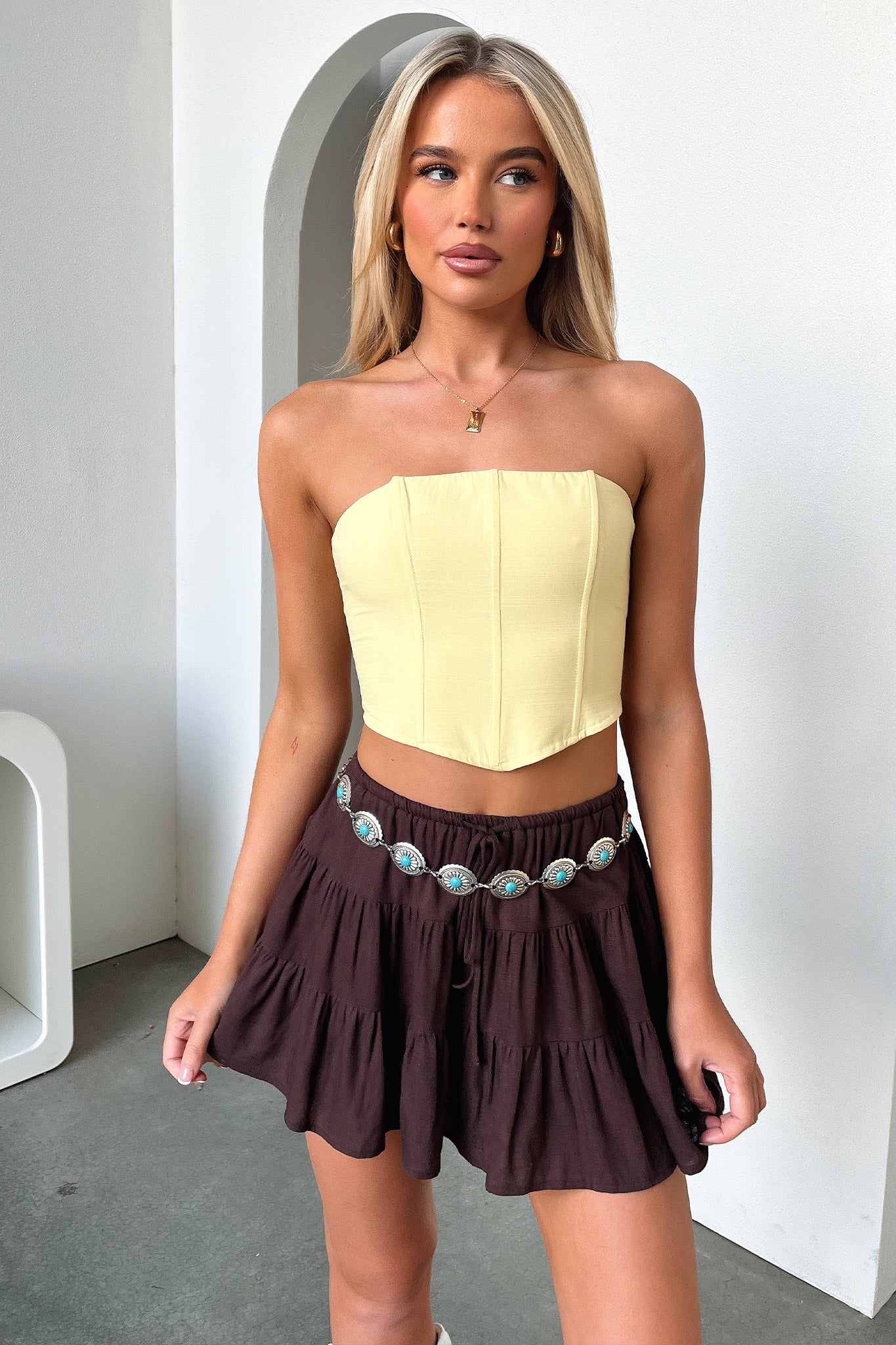 Tullie Skirt - Brown