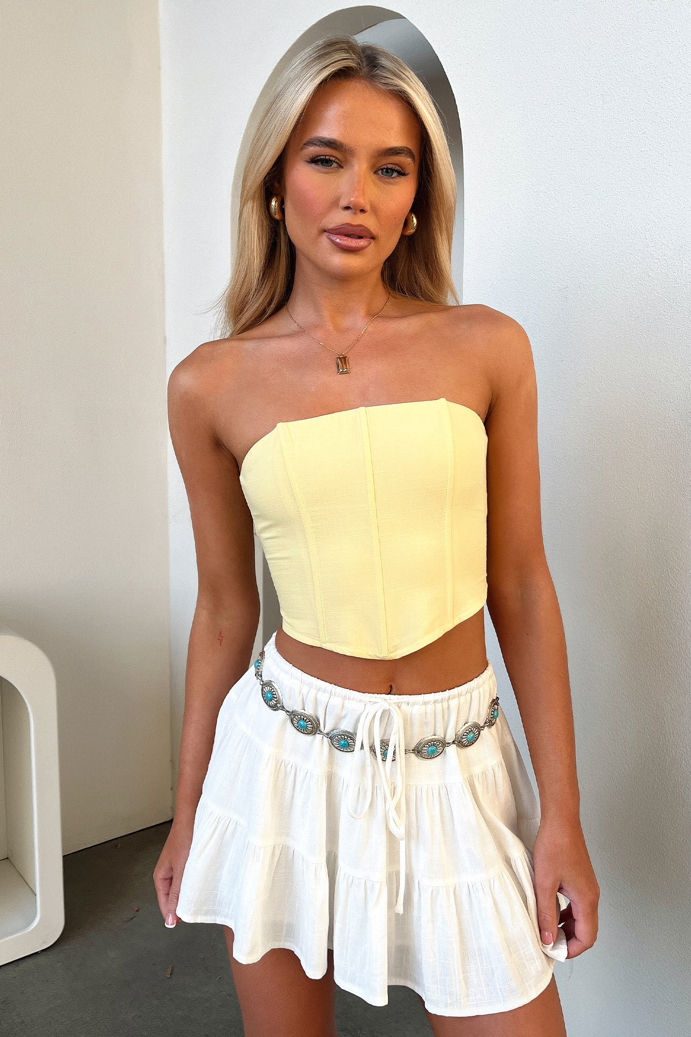 Tullie Skirt - White